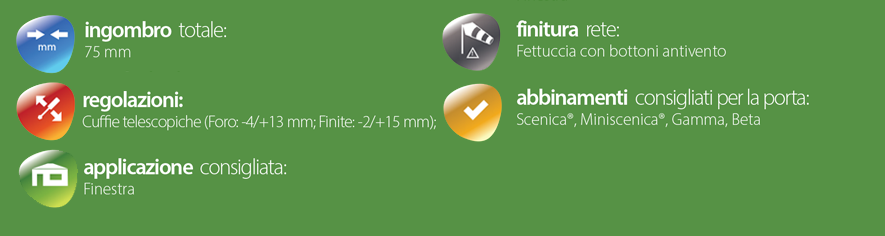 descrizione generica zanzariere tradizionali clever